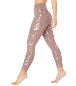 Beyond Yoga Lost Your Marbles High Waisted 7/8 Yoga Leggings -Pranty Yoga Shop 1741852016675 dustymauveshinygunmetalmarble 4a