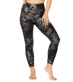 Beyond Yoga Foil Floral High Waisted 7/8 Yoga Leggings Black/Gray Foil Floral -Pranty Yoga Shop 1741852508195 blackgrayfoilfloral