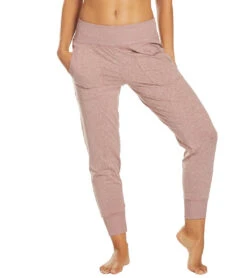 Balance Collection Coastal Sweatpant Joggers Heather Crushed Berry