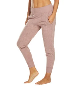 Balance Collection Coastal Sweatpant Joggers Heather Crushed Berry -Pranty Yoga Shop 1741854965795 heathercrushedberry 5a