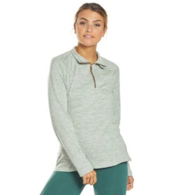 Balance Collection 1/4 Zip After Yoga Pullover -Pranty Yoga Shop 1741855227939 heatherslategrey