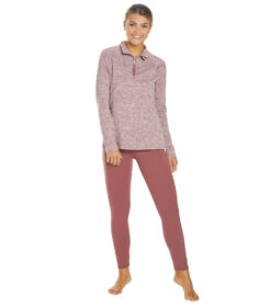 Balance Collection 1/4 Zip After Yoga Pullover -Pranty Yoga Shop 1741855359011 heatheramaranth 4a