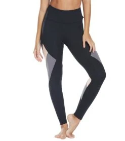 Marika Sunset Yoga Leggings Black/Quiet Shade -Pranty Yoga Shop 1744869064739 blackquietshade