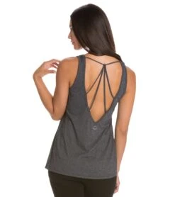 Beyond Yoga Diamond V-Back Tank Heather Gray -Pranty Yoga Shop 1745851383843 heathergray