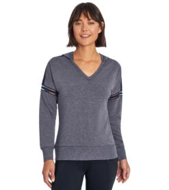 Marika Elsie Yoga Hoodie Heather Navy Blazer -Pranty Yoga Shop 1749599780899 heathernavyblazer