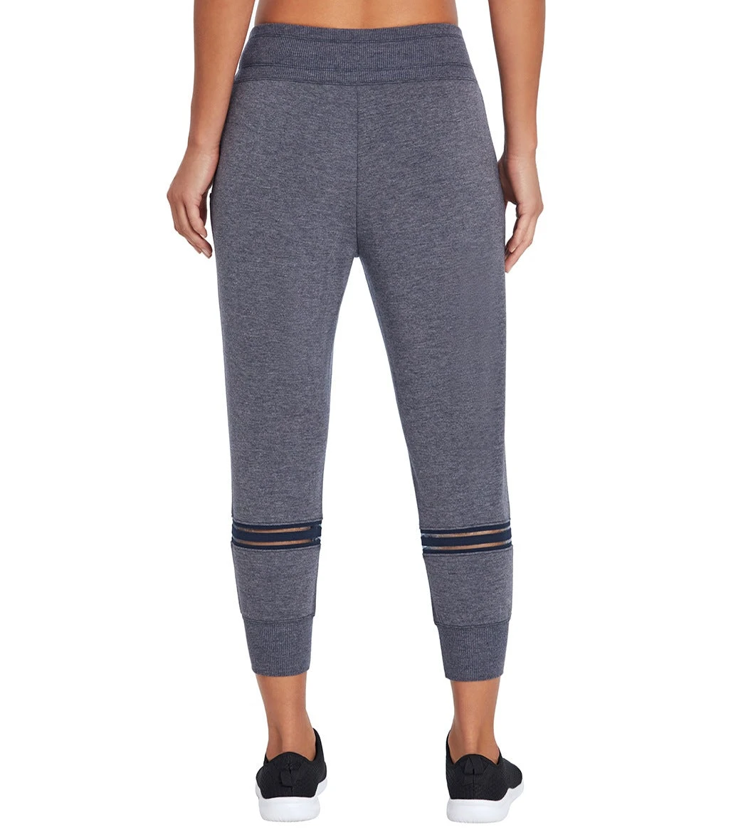 Marika Eva Capri Yoga Joggers Heather Navy Blazer 4 Marika Eva Capri Yoga Joggers Heather Navy Blazer - Image 2