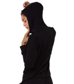 Onzie Divine After Yoga Hoodie Black -Pranty Yoga Shop 1765490491427 black 3a