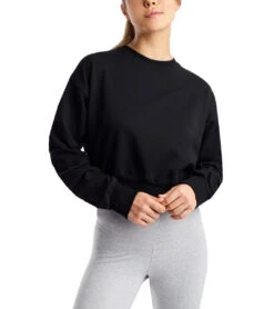 DYI Crop After Yoga Sweatshirt -Pranty Yoga Shop 1765491114019 black