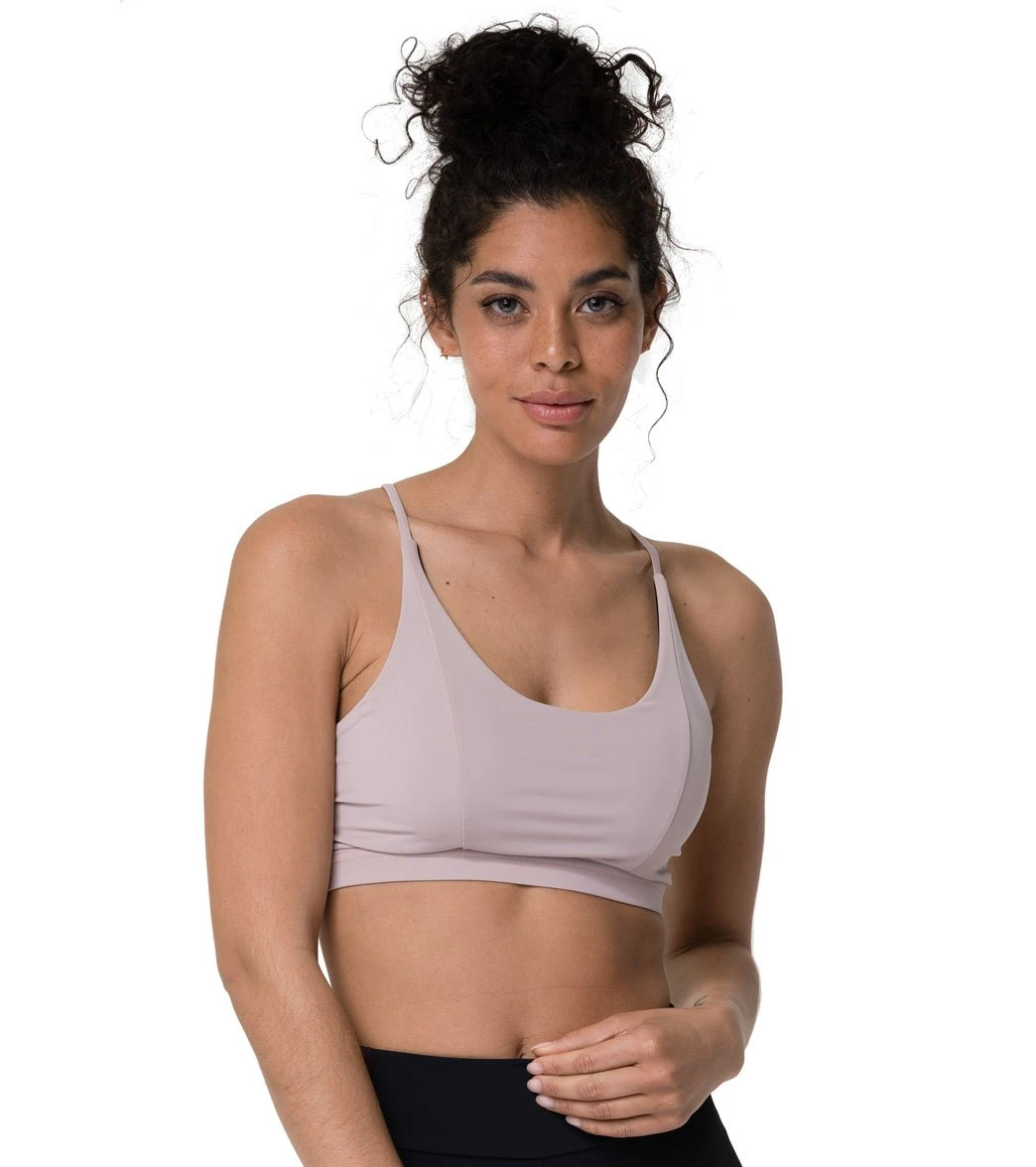 Onzie Bow Yoga Sports Bra Woodrose 3 Onzie Bow Yoga Sports Bra Woodrose
