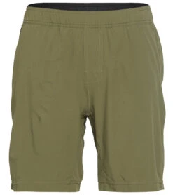 PrAna Men's Heiro 8" Inseam Yoga Shorts -Pranty Yoga Shop 1768208465955 ryegreen