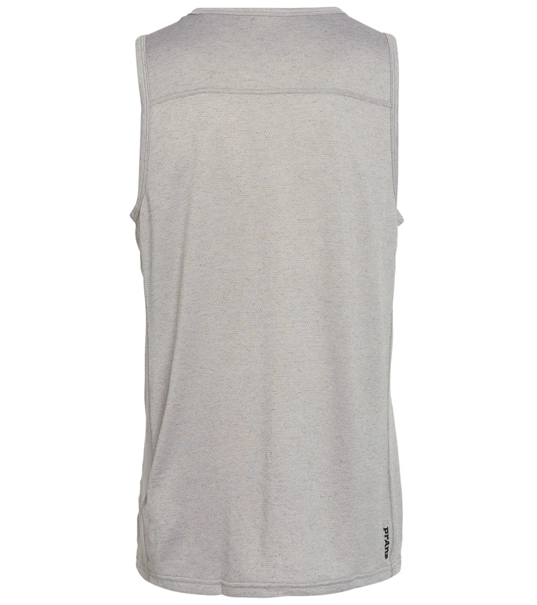 PrAna Men's Prevailor Muscle Tee Heather Grey 3 PrAna Men's Prevailor Muscle Tee Heather Grey