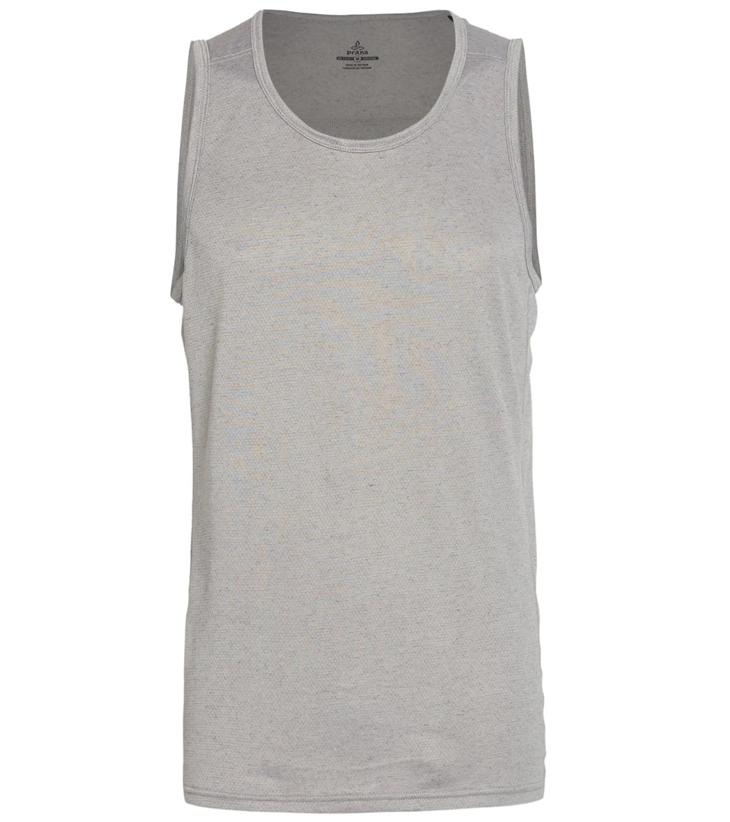 PrAna Men's Prevailor Muscle Tee Heather Grey 4 PrAna Men's Prevailor Muscle Tee Heather Grey - Image 2