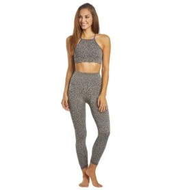 Free People Movement High Neck Leopard Yoga Sports Bra Carbon -Pranty Yoga Shop 1776308092963 carbon 4a