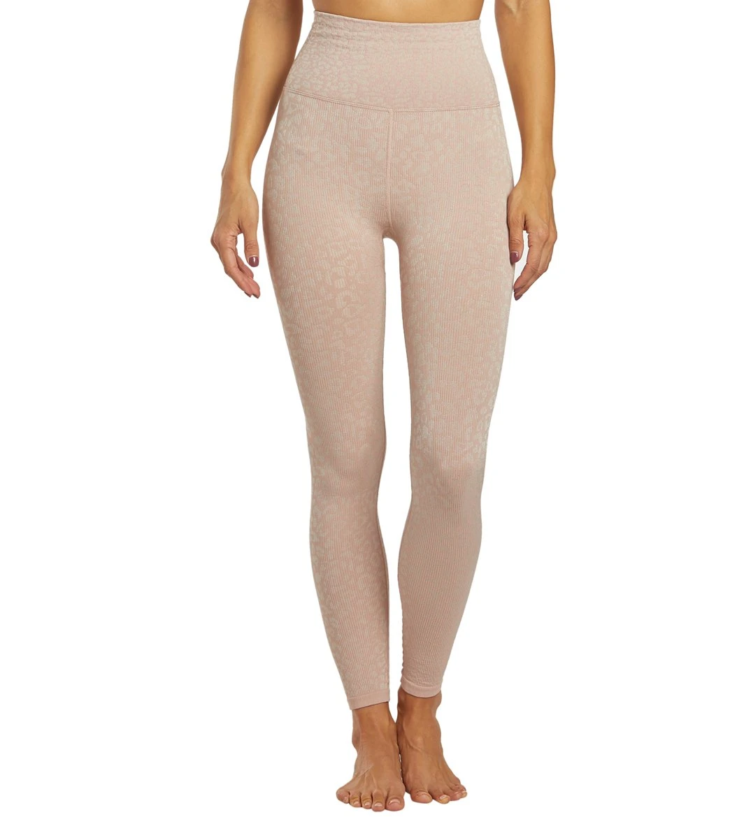 Free People Movement Good Karma Leopard Yoga Leggings Pink Combo 7 Free People Movement Good Karma Leopard Yoga Leggings Pink Combo - Image 5