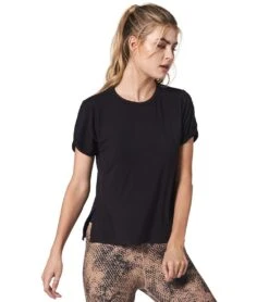 NUX X-Factor Yoga Tee -Pranty Yoga Shop 1789272490019 black 3a