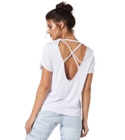 NUX X-Factor Yoga Tee -Pranty Yoga Shop 1789272555555 white 1a