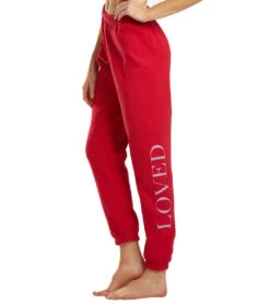 Spiritual Gangster Loved Sessions Sweatpants -Pranty Yoga Shop 1797991530531 crimson