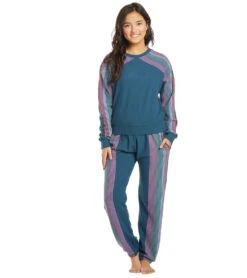 Spiritual Gangster Stripe Malibu Crew Neck Pullover Caribbean 9 Spiritual Gangster Stripe Malibu Crew Neck Pullover Caribbean -Pranty Yoga Shop 1797999231011 caribbean 4a