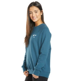 Spiritual Gangster On My Side Classic Crew Sweatshirt Caribbean -Pranty Yoga Shop 1797999853603 caribbean 5a