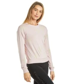 Spiritual Gangster Stars Crew Neck Savasana Pullover -Pranty Yoga Shop 1798000443427 rosequartzwfadedquartzsta 2a 1