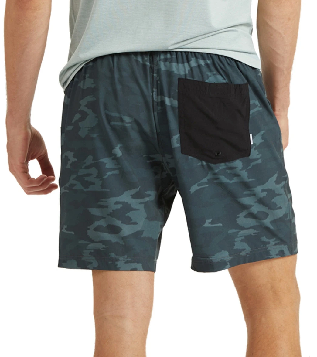 Vuori Men's Kore Yoga Shorts Patina Watercolor Camo 4 Vuori Men's Kore Yoga Shorts Patina Watercolor Camo - Image 2