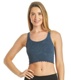 Spiritual Gangster Amor Crop Tank Deep Blue -Pranty Yoga Shop 1819272052771 deepblue