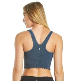 Spiritual Gangster Amor Crop Tank Deep Blue -Pranty Yoga Shop 1819272052771 deepblue 3a