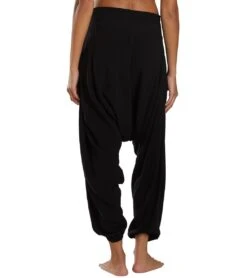 Buddha Pants Summer Flair Harem Pants -Pranty Yoga Shop 1868432474147 black 3a