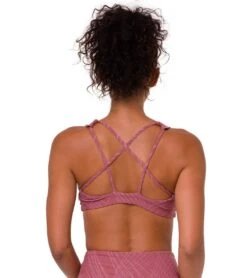 Onzie Mudra Yoga Sports Bra Ash Rose Selenite -Pranty Yoga Shop 1882009894947 ashroseselenite