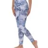 Onzie High Waisted Yoga Leggings Dreamy Marble