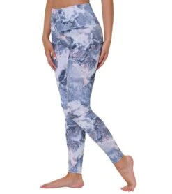 Onzie High Waisted Yoga Leggings Dreamy Marble
