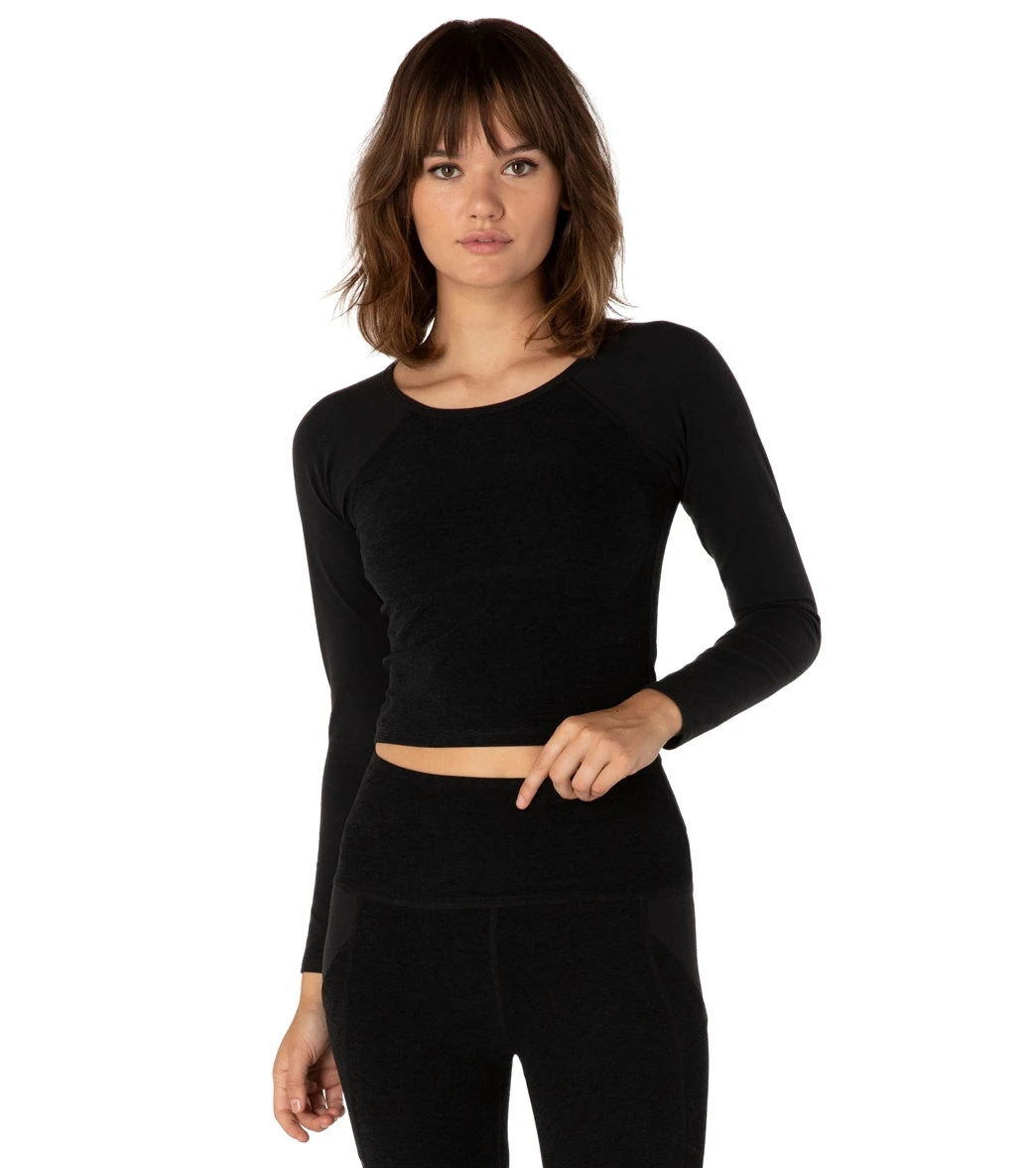 Beyond Yoga Spacedye In The Mix Cropped Yoga Longsleeve Top 5 Beyond Yoga Spacedye In The Mix Cropped Yoga Longsleeve Top - Image 3