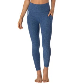 Beyond Yoga Spacedye In The Mix High Waisted 7/8 Yoga Leggings Serene/Hazy Blue -Pranty Yoga Shop 1893334908963 serenehazyblue