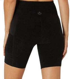 Beyond Yoga Spacedye In The Mix High Wasited Biker Shorts Darkest Night -Pranty Yoga Shop 1893335367715 darkestnight 4a