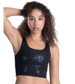 DYI Elevate Yoga Sports Bra Onyx Foil -Pranty Yoga Shop 1912113725475 onyxfoil