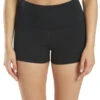 Everyday Yoga Uphold Solid High Waisted Hot Yoga Shorts 1"