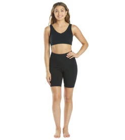 Everyday Yoga High Waisted Biker Shorts 7" 17 Everyday Yoga High Waisted Biker Shorts 7" -Pranty Yoga Shop 4099707568163 black 4a