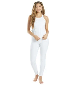 Everyday Yoga Serenity Thin Strap Support Tank White 9 Everyday Yoga Serenity Thin Strap Support Tank White -Pranty Yoga Shop 4099708944419 white 4a