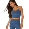 Beyond Yoga Spacedye Slim Racerback Cropped Tank Serene/Hazy Blue -Pranty Yoga Shop 4112299589667 serenehazyblue 2a