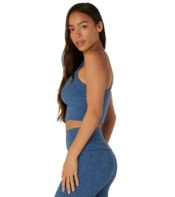 Beyond Yoga Spacedye Slim Racerback Cropped Tank Serene/Hazy Blue -Pranty Yoga Shop 4112299589667 serenehazyblue 3a