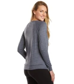 SuperLoveTees Freed(OM) Slouchy Pullover Navy 8 SuperLoveTees Freed(OM) Slouchy Pullover Navy -Pranty Yoga Shop 4185872957475 navy 3a