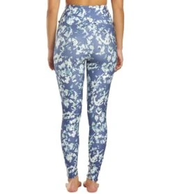Marika Joanne Track Yoga Leggings Crown Blue Chopped Floral -Pranty Yoga Shop 4321925103659 crownbluechoppedfloral 3a