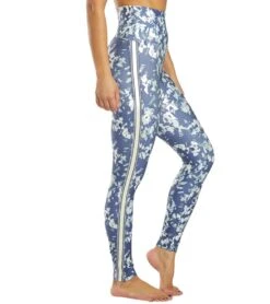 Marika Joanne Track Yoga Leggings Crown Blue Chopped Floral -Pranty Yoga Shop 4321925103659 crownbluechoppedfloral 5a