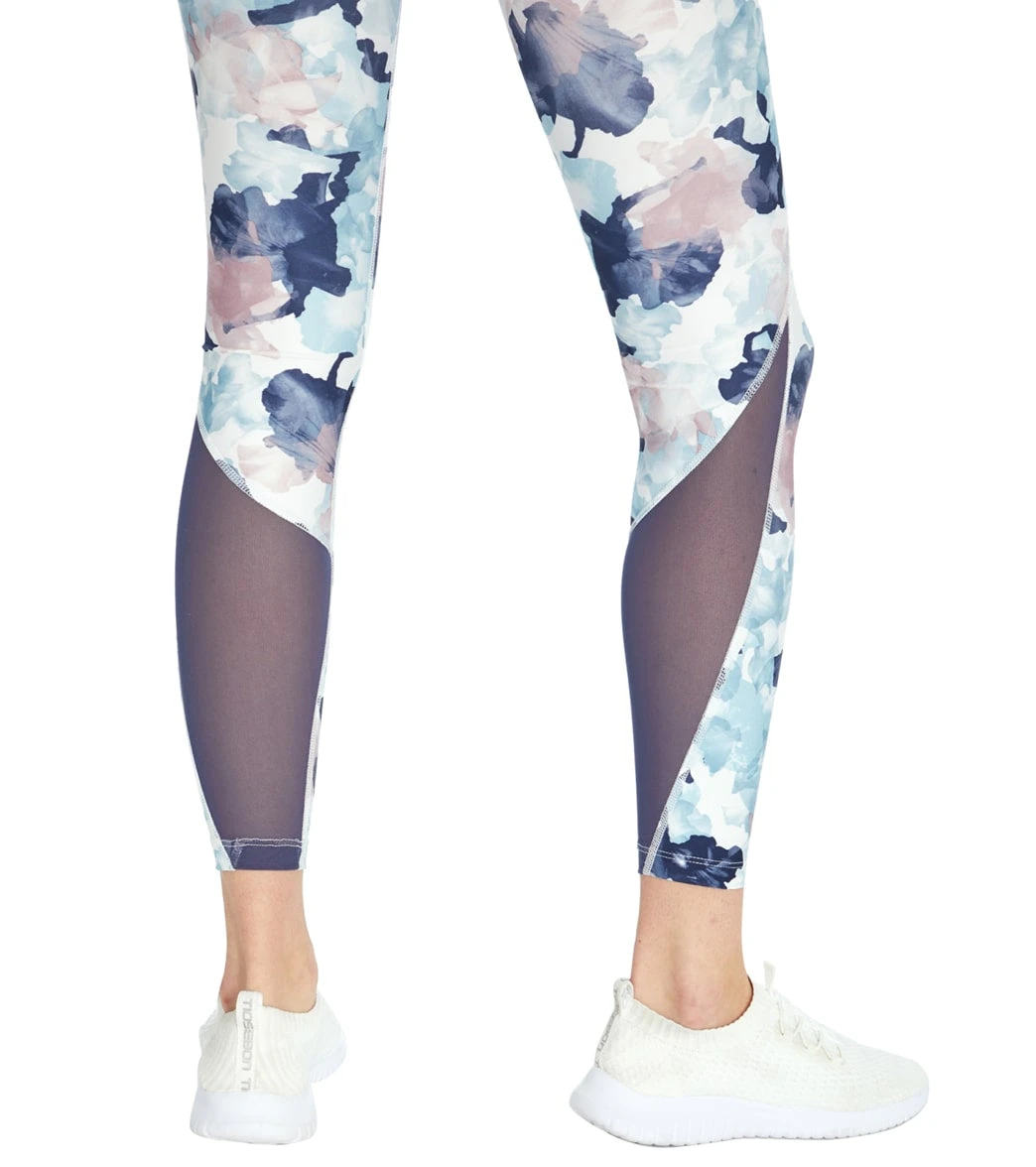 Marika Airbrush Yoga Leggings Crown Blue Abstract 7 Marika Airbrush Yoga Leggings Crown Blue Abstract - Image 5