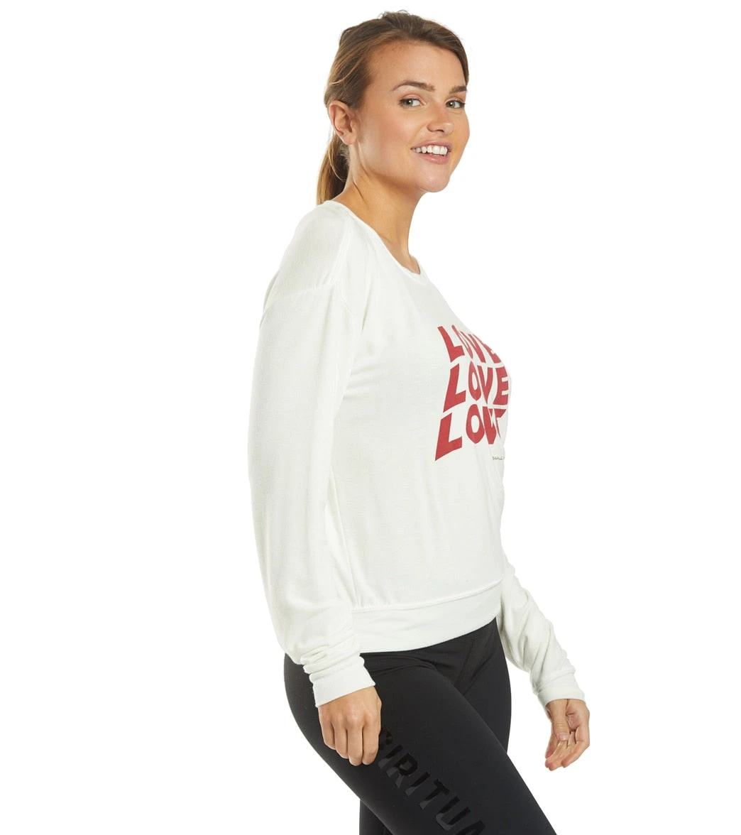Spiritual Gangster Love Crew Neck Savasana 4 Spiritual Gangster Love Crew Neck Savasana - Image 2