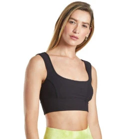 Free People Ride With Me Yoga Sports Bra Black