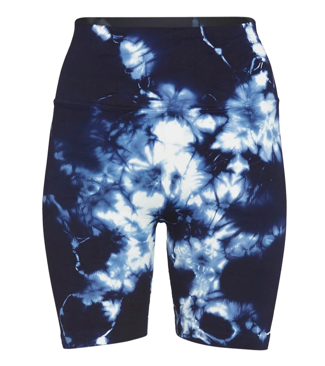 Spiritual Gangster Biker Shortie Indigo Tie Dye 4 Spiritual Gangster Biker Shortie Indigo Tie Dye - Image 2