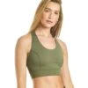 Free People Light Synergy Yoga Crop Top Army -Pranty Yoga Shop 4327285227563 army 2a