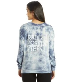 Spiritual Gangster Radiate Crew Neck Savasana -Pranty Yoga Shop 4327285358635 indigotiedye 3a
