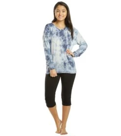 Spiritual Gangster Radiate Crew Neck Savasana -Pranty Yoga Shop 4327285358635 indigotiedye 4a